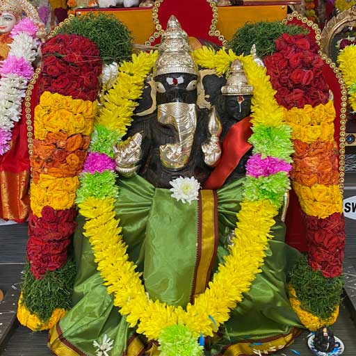 Sankata Hara Chaturthi Ganesha abhishekam Sri Siva Kameswari Devasthanam