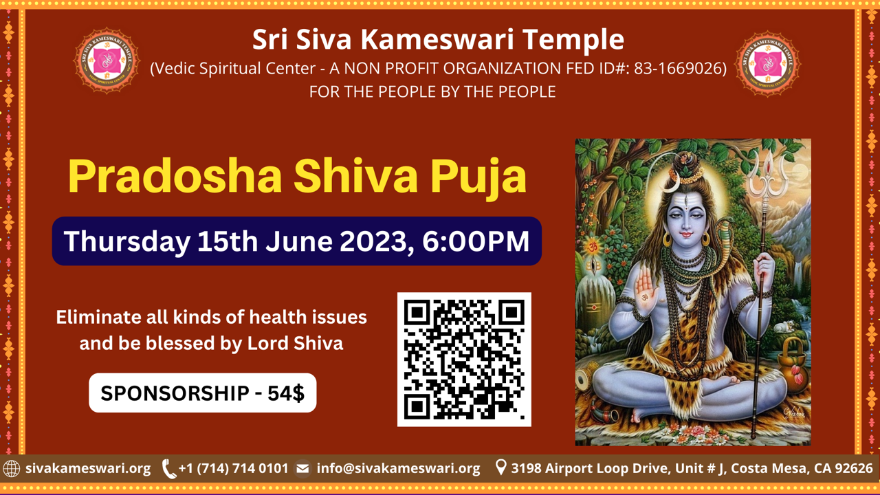  Pradosha Shiva Puja