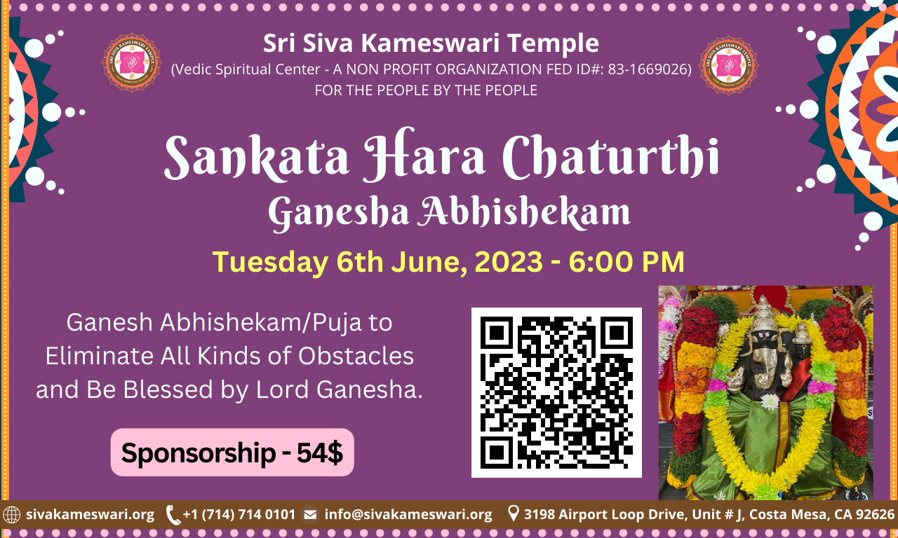Sankata Hara Chaturthi - Ganesha Abhishekam