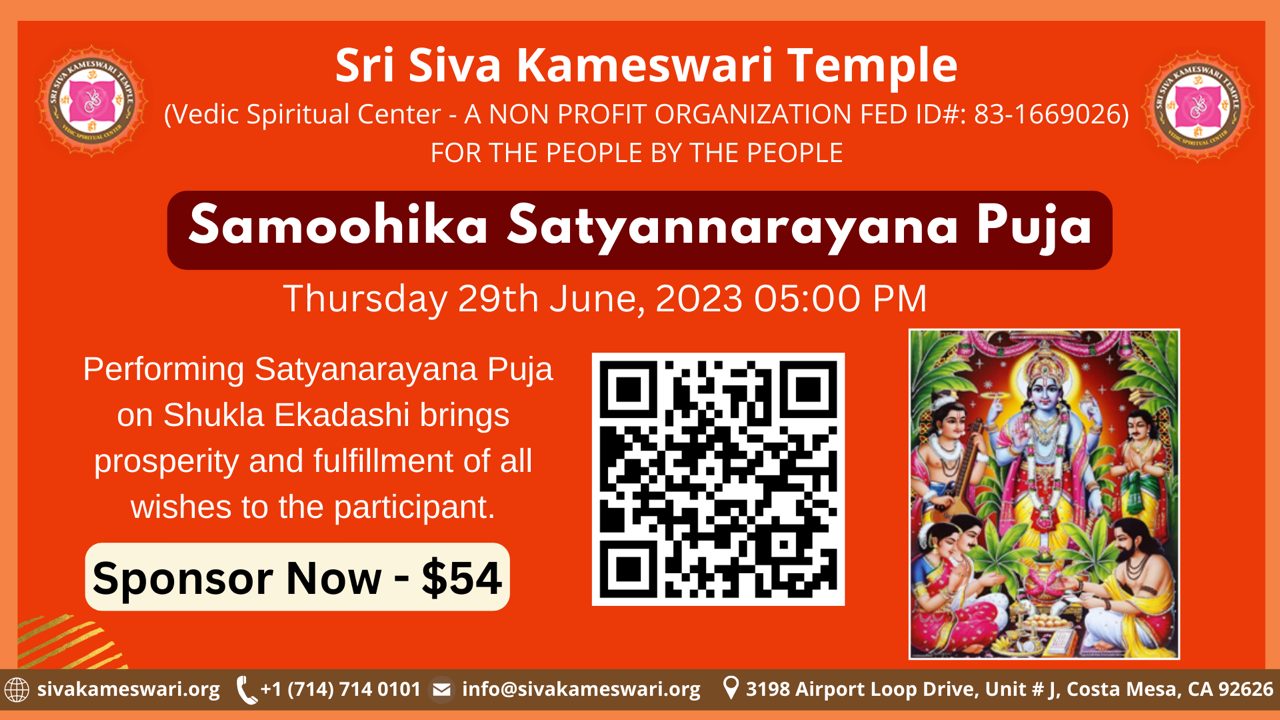 Samoohika Satyanarayana Puja 